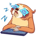 😴-Pretty Lazy, Telegram Sticker