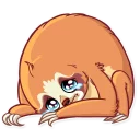 😢-Pretty Lazy, Telegram Sticker