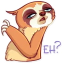 😦-Pretty Lazy, Telegram Sticker