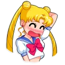 😅-Sailor Moon, Telegram Sticker