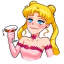 🥴-Sailor Moon, Telegram Sticker