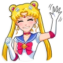👋-Sailor Moon, Telegram Sticker