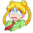😨-Sailor Moon, Telegram Sticker