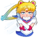 🥶-Sailor Moon, Telegram Sticker