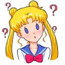 🙄-Sailor Moon, Telegram Sticker