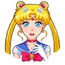 😢-Sailor Moon, Telegram Sticker