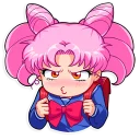 😤-Sailor Moon, Telegram Sticker