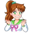 🤷‍♀️-Sailor Moon, Telegram Sticker
