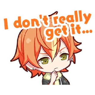 😕-Project Sekai Akito, Telegram Sticker