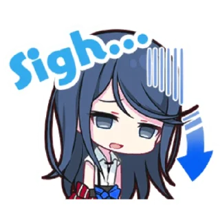 😔-Project Sekai Ichika, Telegram Sticker
