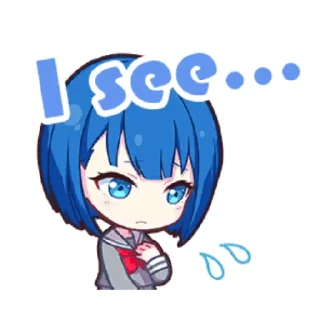 😔-Project Sekai Haruka, Telegram Sticker