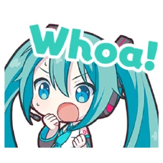 😱-Project Sekai Miku, Telegram Sticker