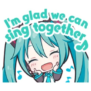 😄-Project Sekai Miku, Telegram Sticker
