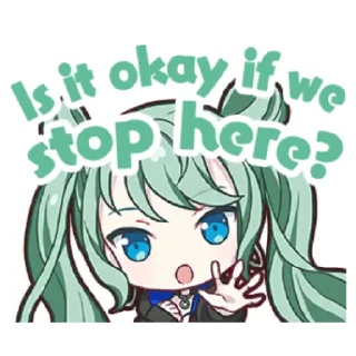 ✋-Project Sekai Miku, Telegram Sticker