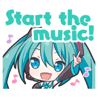 🎼-Project Sekai Miku, Telegram Sticker