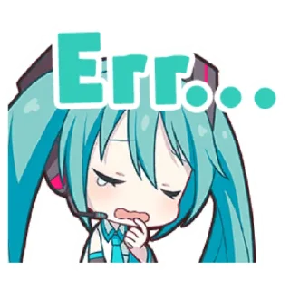 😩-Project Sekai Miku, Telegram Sticker