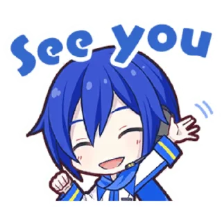 👋-Project Sekai Kaito, Telegram Sticker