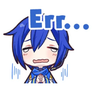 😭-Project Sekai Kaito, Telegram Sticker