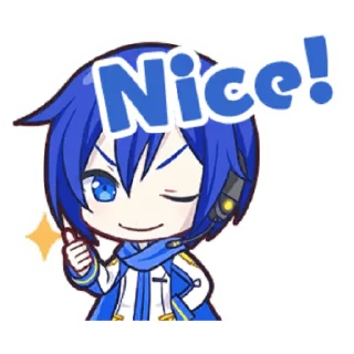 👍-Project Sekai Kaito, Telegram Sticker