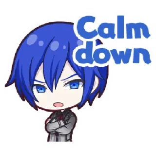 😠-Project Sekai Kaito, Telegram Sticker