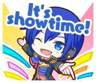 😉-Project Sekai Kaito, Telegram Sticker