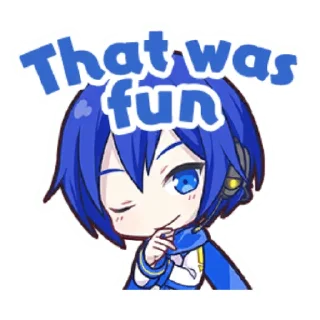 😉-Project Sekai Kaito, Telegram Sticker