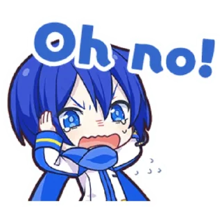 😱-Project Sekai Kaito, Telegram Sticker