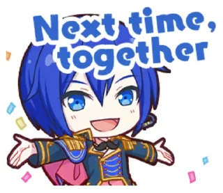 🥳-Project Sekai Kaito, Telegram Sticker