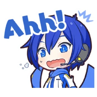😨-Project Sekai Kaito, Telegram Sticker