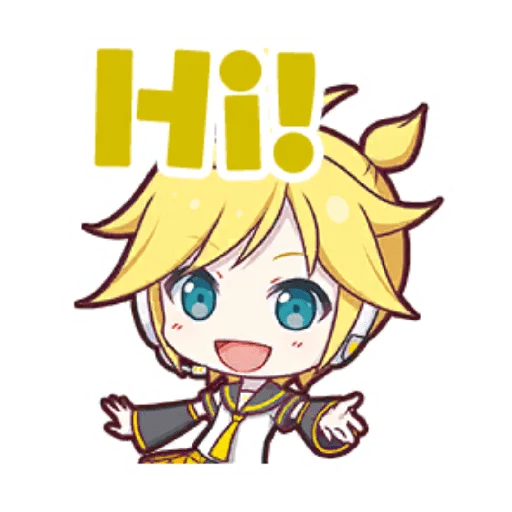 Project Sekai Len, telegram sticker
