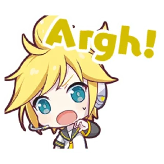 😧-Project Sekai Len, Telegram Sticker
