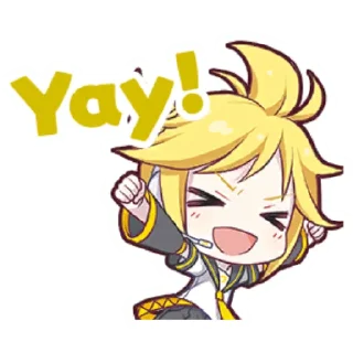 😆-Project Sekai Len, Telegram Sticker