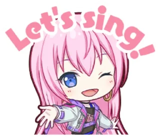 😄-Project Sekai Luka, Telegram Sticker