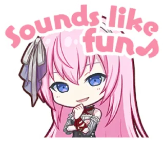 😏-Project Sekai Luka, Telegram Sticker