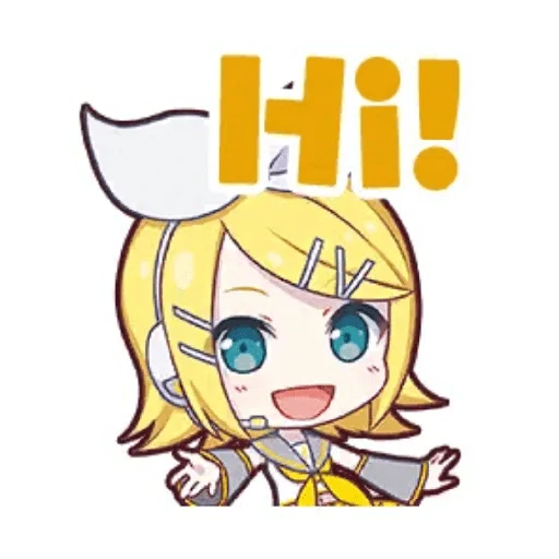 Project Sekai Rin, telegram sticker