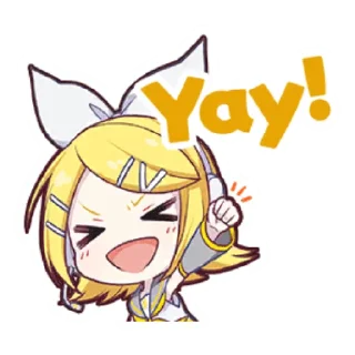 ✊-Project Sekai Rin, Telegram Sticker