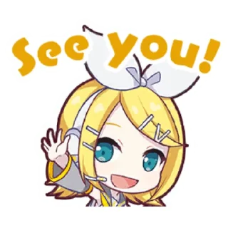 👋-Project Sekai Rin, Telegram Sticker