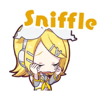 😢-Project Sekai Rin, Telegram Sticker