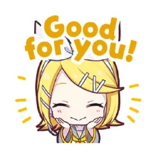 😊-Project Sekai Rin, Telegram Sticker