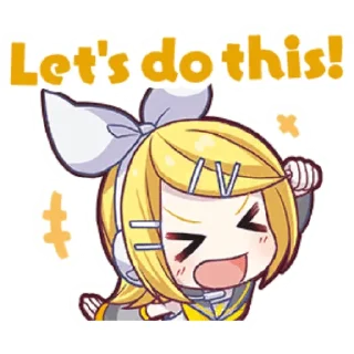 ✊-Project Sekai Rin, Telegram Sticker