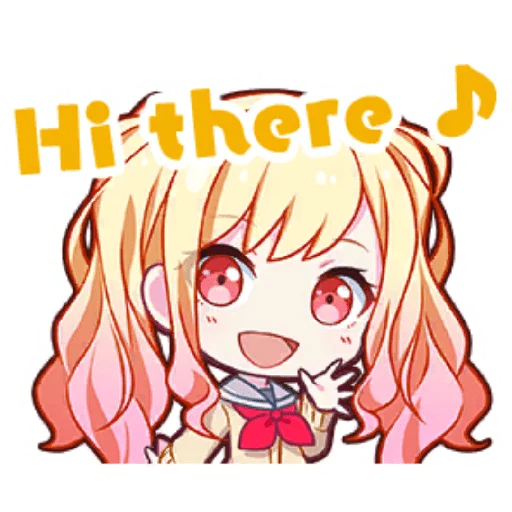 Project Sekai Saki, telegram sticker