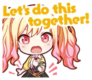 ✊-Project Sekai Saki, Telegram Sticker