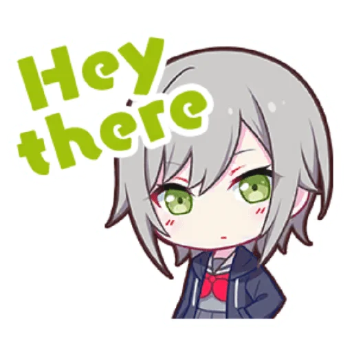 Project Sekai Shiho, telegram sticker