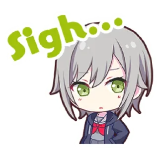 😓-Project Sekai Shiho, Telegram Sticker
