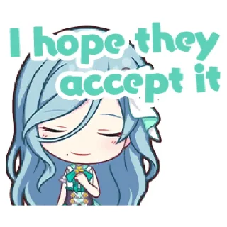 😌-Project Sekai Shizuku, Telegram Sticker