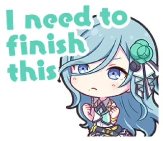 😠-Project Sekai Shizuku, Telegram Sticker