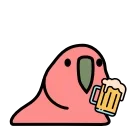 🍺-Party Parrot, Telegram Sticker