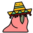 🇲🇽-Party Parrot, Telegram Sticker