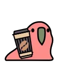 ☕️-Party Parrot, Telegram Sticker