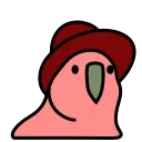👒-Party Parrot, Telegram Sticker